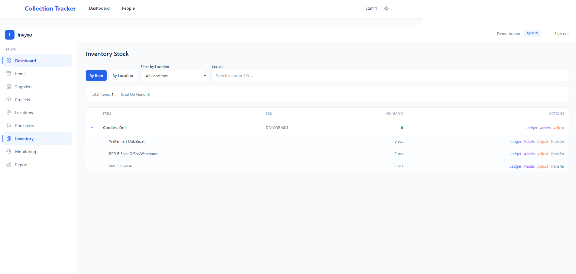 Solar Asset Inventory System screenshot 2